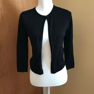 NWT Chaps Black Cardigan
